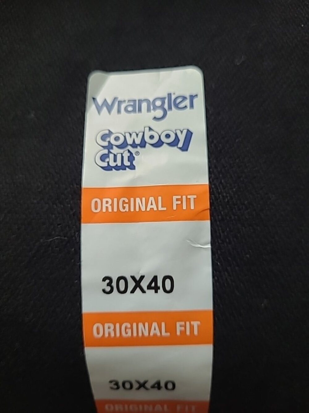 Wrangler Men's 13MWZ Cowboy Cut Original Fit Jeans Black 30X40 - Picture 6 of 6